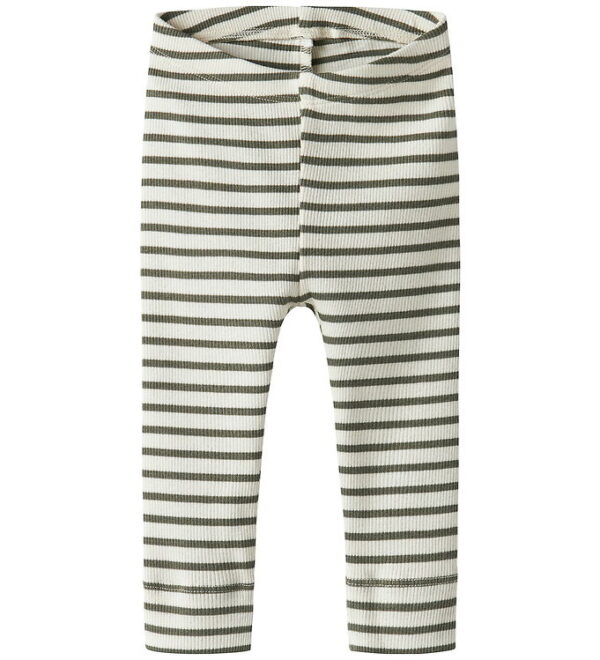 Name It Leggings - Rib - Noos - NbnBani - Dusty Olive