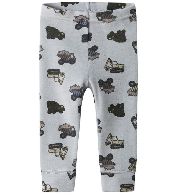 Name It Leggings - Uld - NbmWillow - Micro Chip/Working Machines