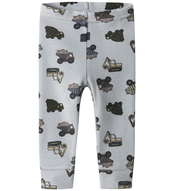 Name It Leggings - Uld - NbmWillow - Micro Chip/Working Machines