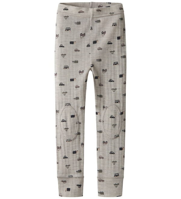 Name It Leggings - Uld - Rib - Noos - NmmWang - Nacreous Cloud/S