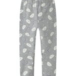 Name It Leggins - NmfDavina - AOP - Grey Melange/Rainbow Clouds