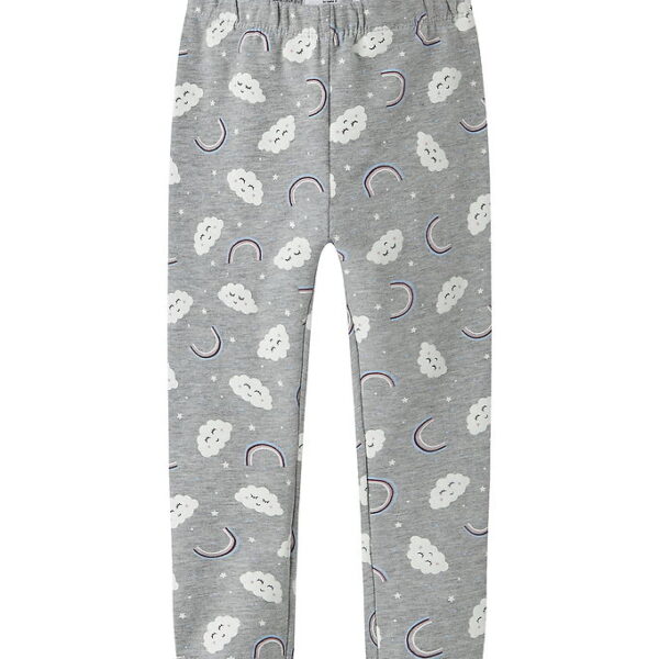 Name It Leggins - NmfDavina - AOP - Grey Melange/Rainbow Clouds Name It Leggins - NmfDavina - AOP - Grey Melange/Rainbow Clouds