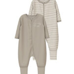 Name It Natdragt - Noos - NbnNightsuit - 2-pak - Pure Cashmere