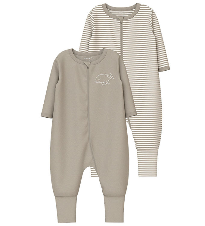 Name It Natdragt - Noos - NbnNightsuit - 2-pak - Pure Cashmere Name It Natdragt - Noos - NbnNightsuit - 2-pak - Pure Cashmere