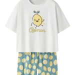 Name It Nattøj - 2-delt - Noos - NkmNightset - Lemon - Maneral B