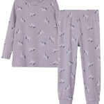 Name It Nattøj - Noos - NmfNightset Unicorn - Lavender Aura m. E