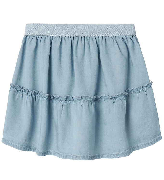 Name It Nederdel - NmfMia - Lyseblå Denim