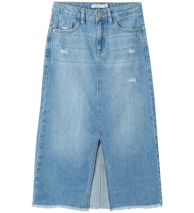 Name It Nederdel - Noos - NkfKat - Light Blue Denim Name It Nederdel - Noos - NkfKat - Light Blue Denim