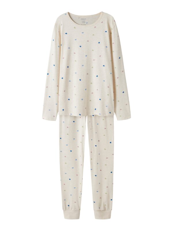 Name It Nightset Peyote Hearts NOOS - Peyote Melange - 86/92 cm Name It Nightset Peyote Hearts NOOS - Peyote Melange - 86/92 cm