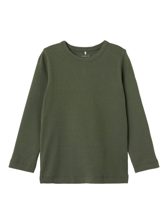 Name It Noe Slim Bluse - Beetle - 86 cm