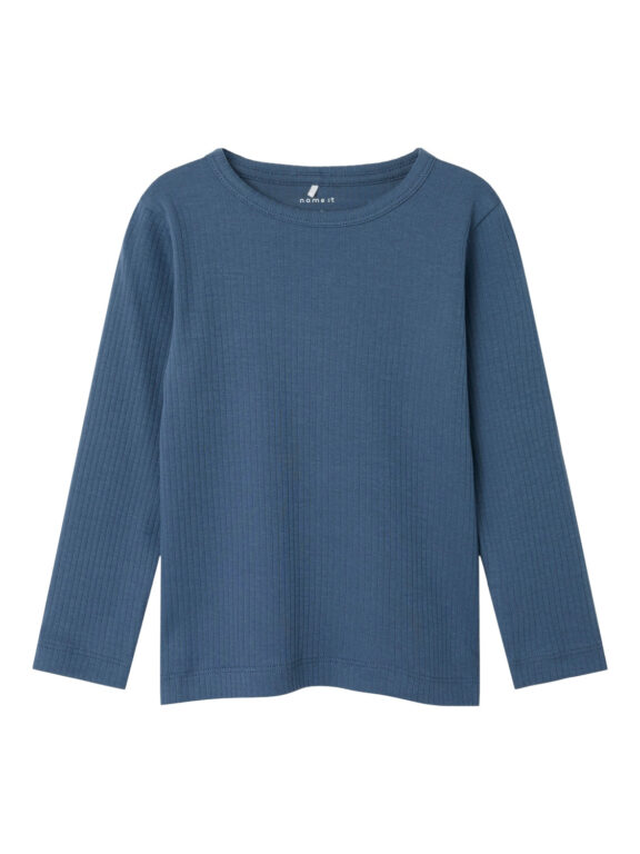 Name It Noe Slim Bluse - Vintage Indigo - 86 cm