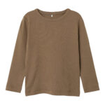 Name It Noe Slim Bluse - Walnut - 86 cm