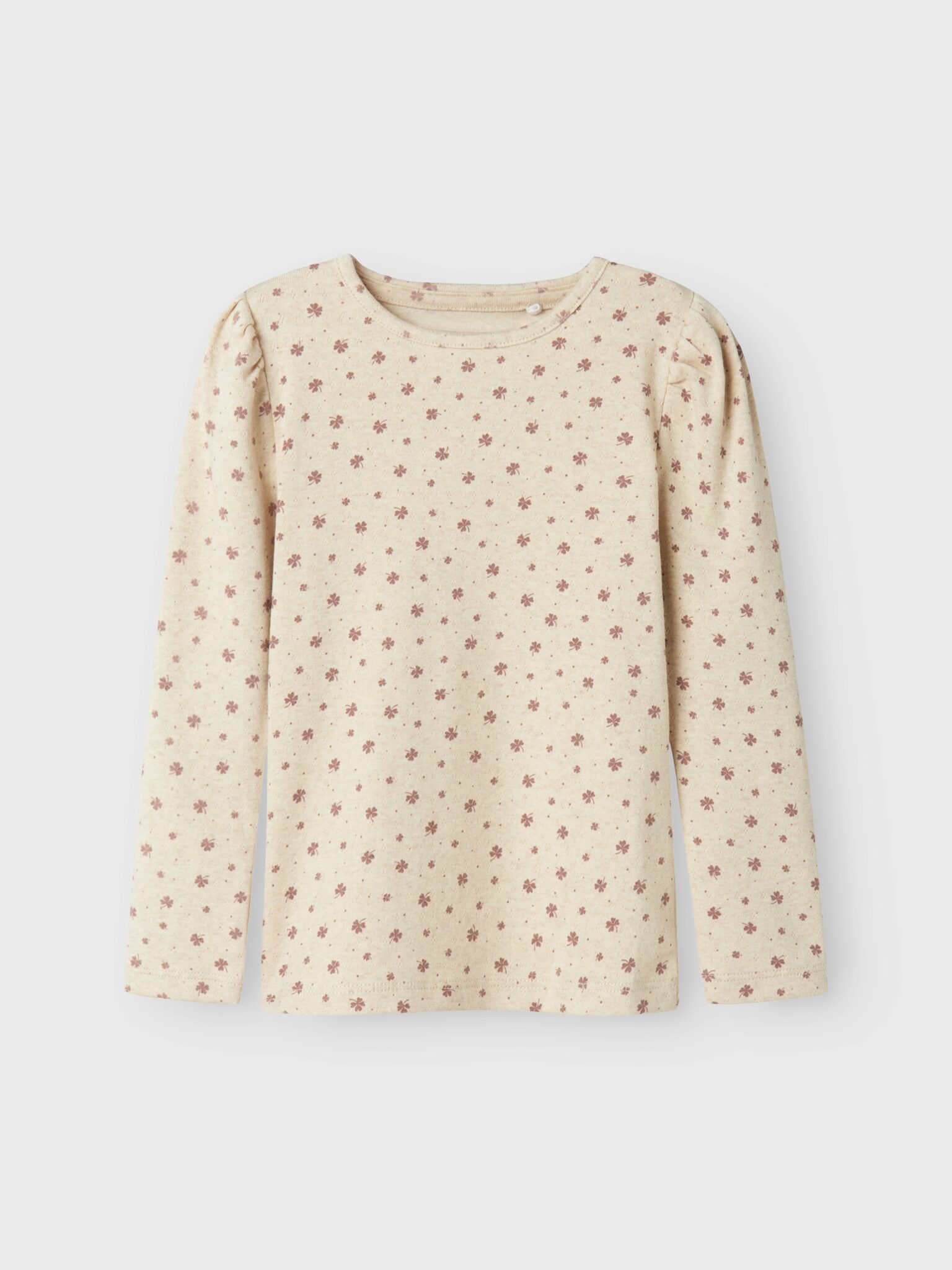Name It Noella Slim Top - Peyote Melange - 86 cm Name It Noella Slim Top - Peyote Melange - 86 cm