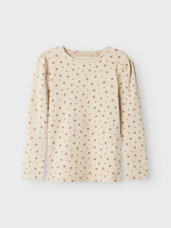 Name It Noella Slim Top - Peyote Melange - 86 cm Name It Noella Slim Top - Peyote Melange - 86 cm