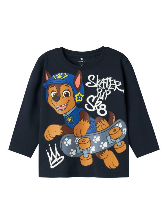 Name It Nord Paw Patrol bluse - Dark Sapphire - 86 cm
