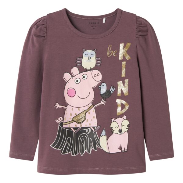 Name It Orra Gurli Gris Bluse - Arctic Dusk - 86 cm