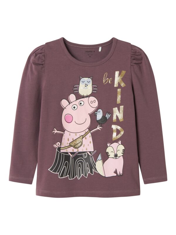 Name It Orra Gurli Gris Bluse - Arctic Dusk - 86 cm