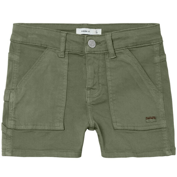 Name It Shorts - Noos - Twill - NkfRose - Deep Lichen Green