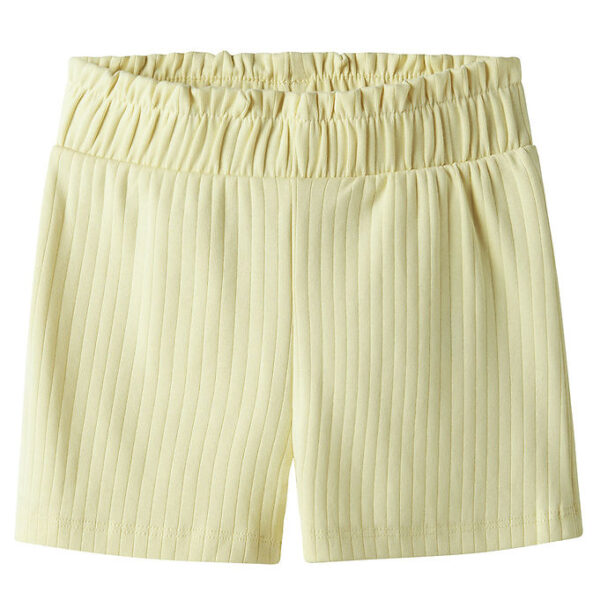 Name It Shorts - Rib - Noos - NmfSurajali - Pastel Yellow