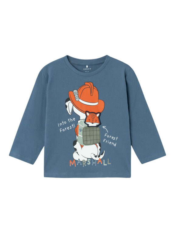 Name It Sino Paw Patrol bluse - Bering Sea - 86 cm