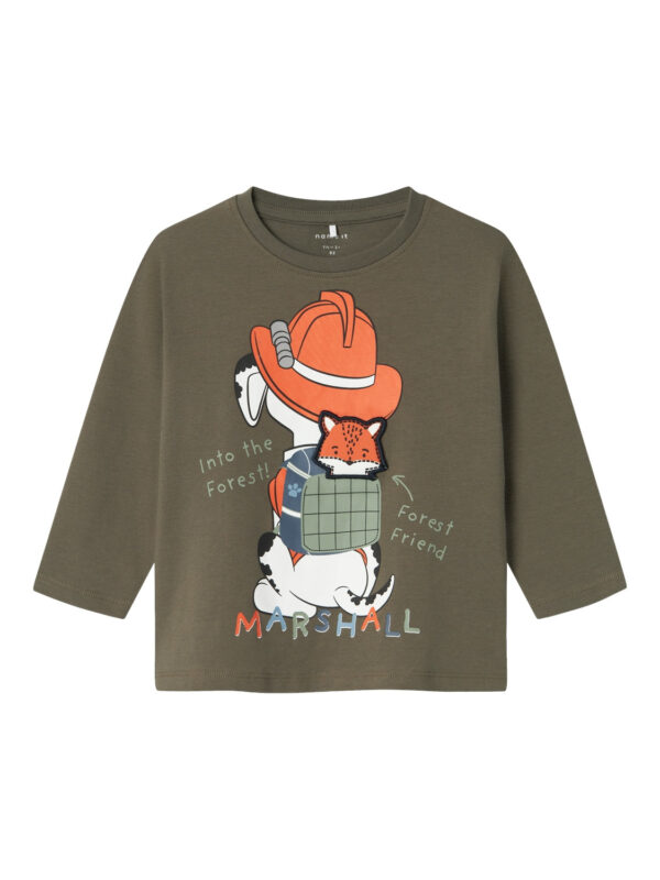 Name It Sino Paw Patrol bluse - Tea Leaf - 86 cm