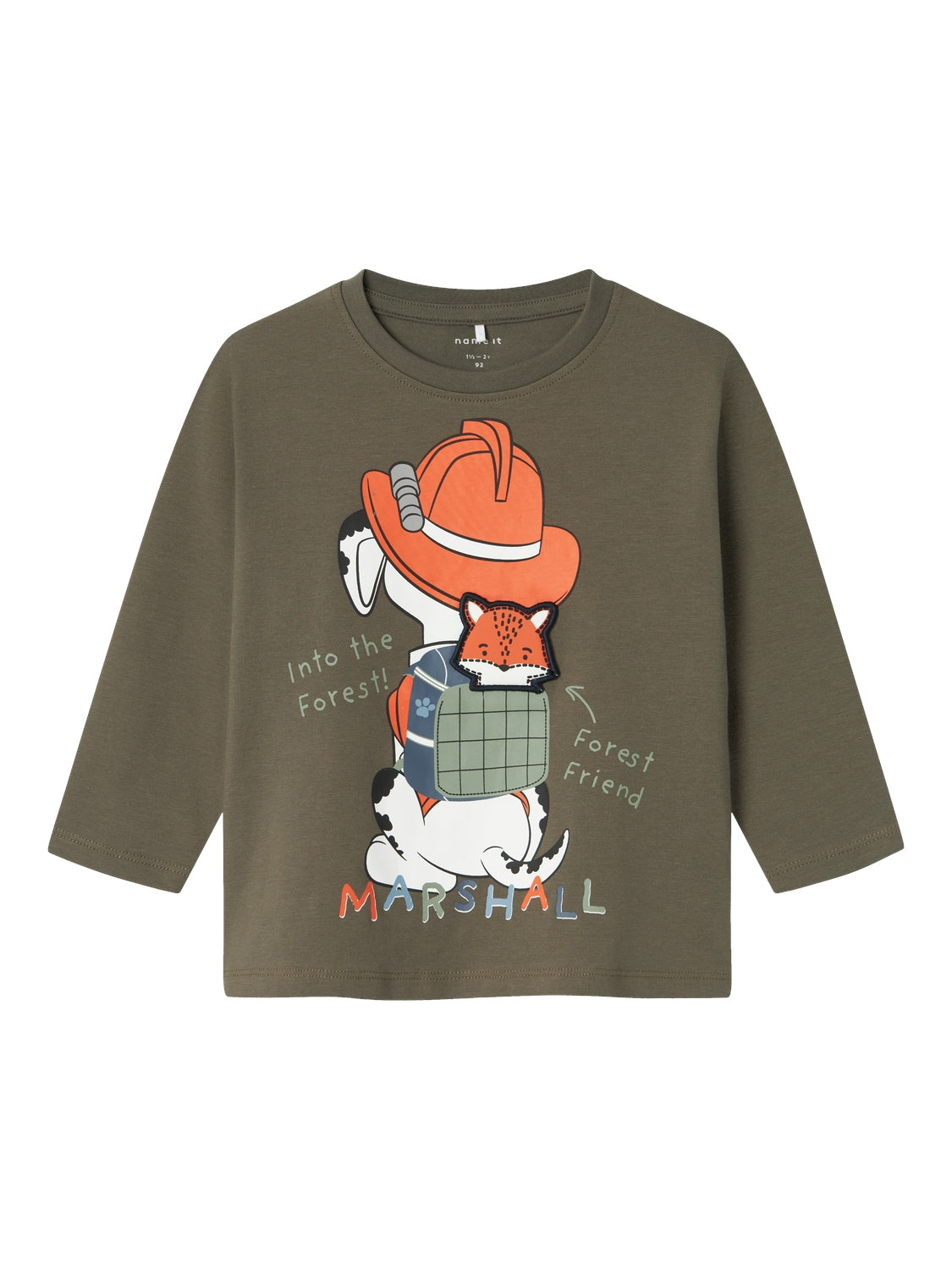 Name It Sino Paw Patrol bluse - Tea Leaf - 86 cm