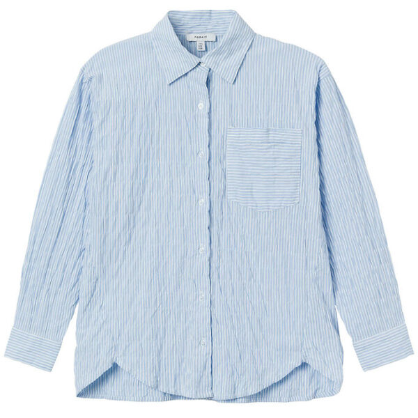 Name It Skjorte - NkfDustripes - Chambray Blue
