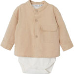 Name It Skjortebody L/Æ - NbmFaher - Humus