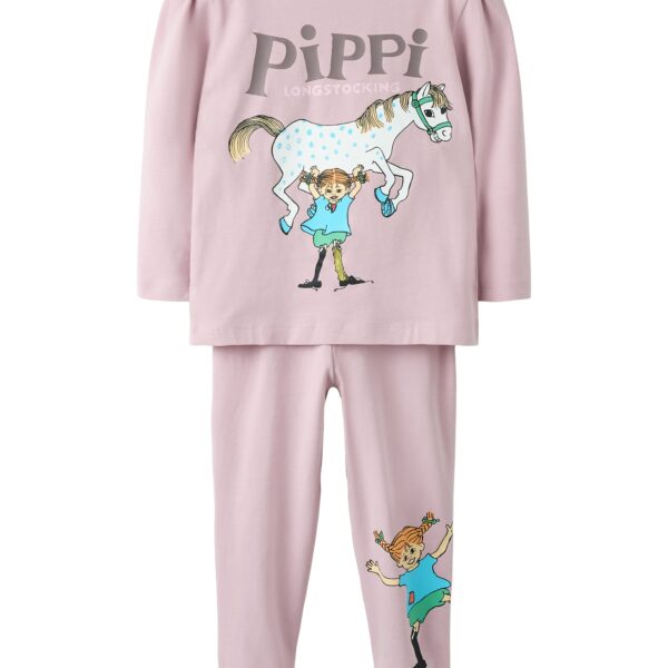 Name It Soleim Pippi Natsæt - Keepsake Lilac - 92 cm