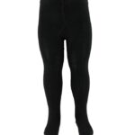 Name It Strømpebukser - Noos - Rib - NkfPantyhose - Sort m. Glim