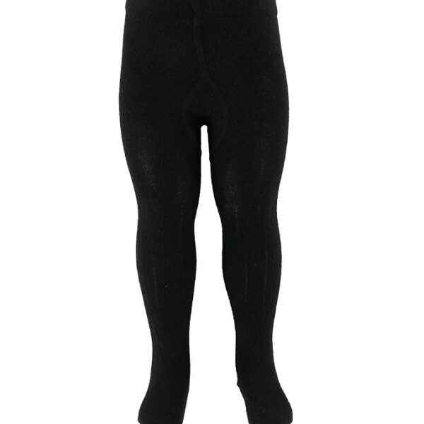 Name It Strømpebukser - Noos - Rib - NkfPantyhose - Sort m. Glim