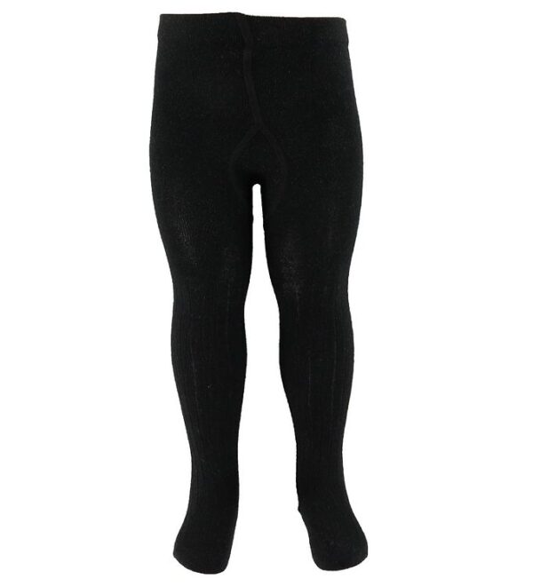 Name It Strømpebukser - Noos - Rib - NkfPantyhose - Sort m. Glim