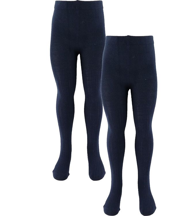 Name It Strømpebukser - Noos - Rib - NknPantyhose - 2-pak - Dark Name It Strømpebukser - Noos - Rib - NknPantyhose - 2-pak - Dark