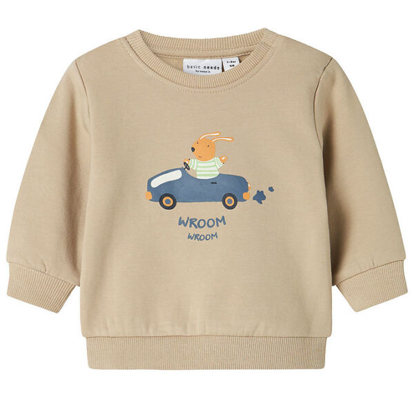Name It Sweatshirt - NbmVonne - Pure Cashmere/Vroom Name It Sweatshirt - NbmVonne - Pure Cashmere/Vroom