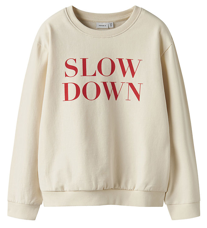 Name It Sweatshirt - NkfNoriana - Parchment m. Print Name It Sweatshirt - NkfNoriana - Parchment m. Print