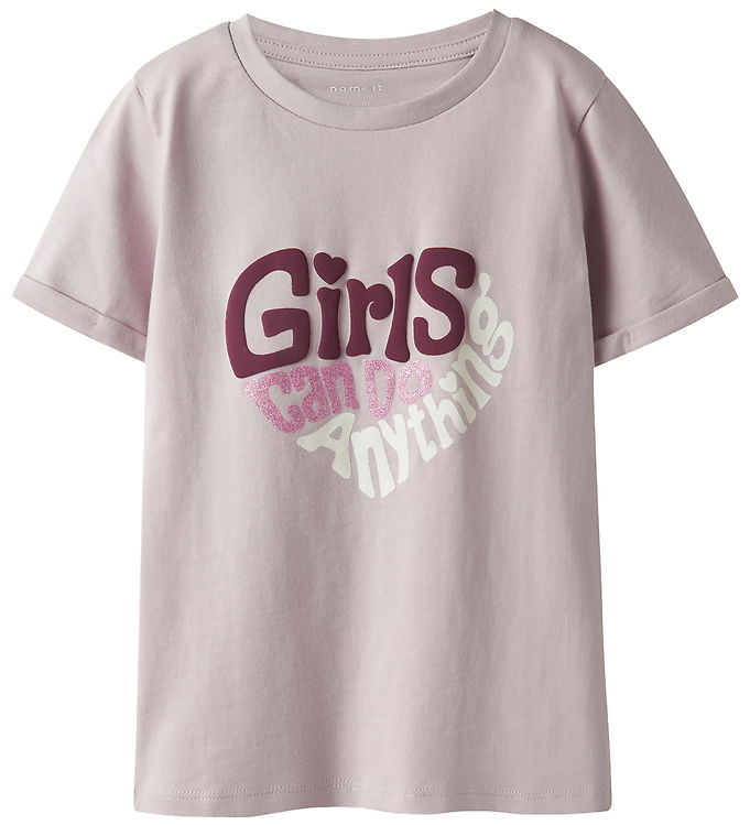Name It T-shirt - NkfBaria - Lilac Marble Name It T-shirt - NkfBaria - Lilac Marble