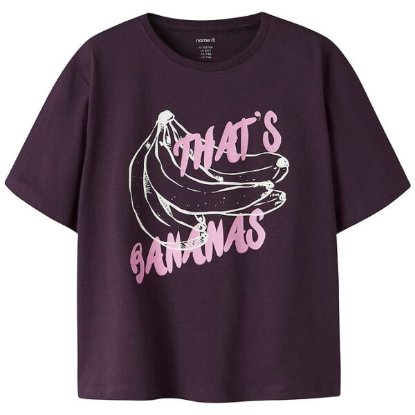 Name It T-shirt - NkfBenna - Blackberrt Wine
