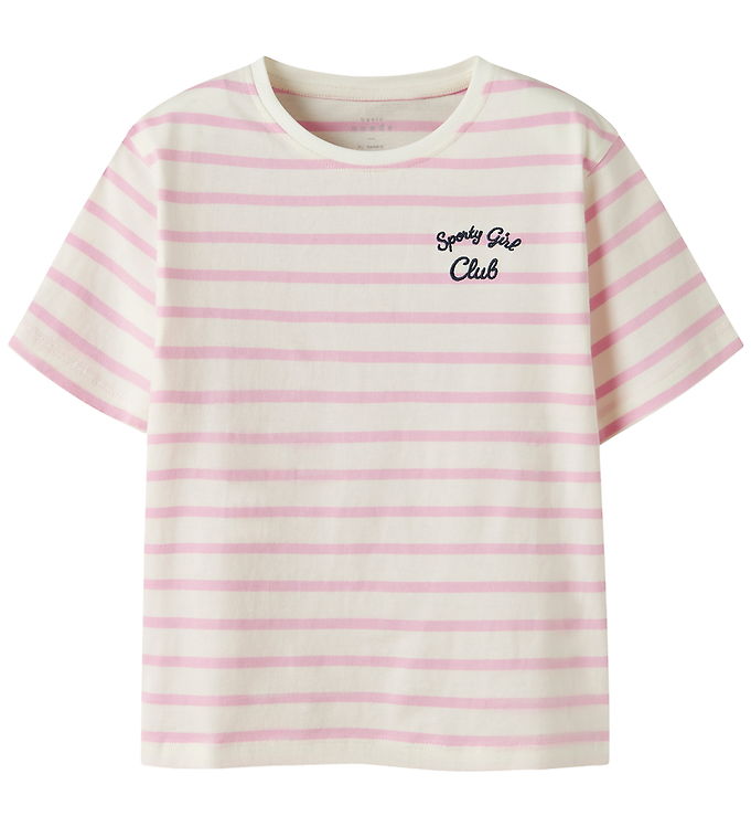 Name It T-shirt - NkfVita - Sweet Dreams/Sporty Girl Embroidery