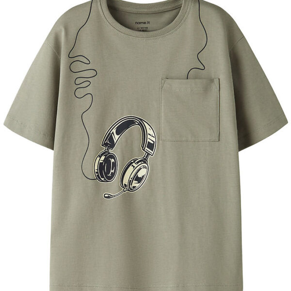 Name It T-shirt - NkmVilian - Shadow/Headset