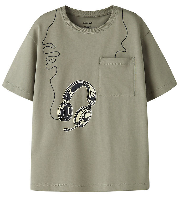 Name It T-shirt - NkmVilian - Shadow/Headset Name It T-shirt - NkmVilian - Shadow/Headset