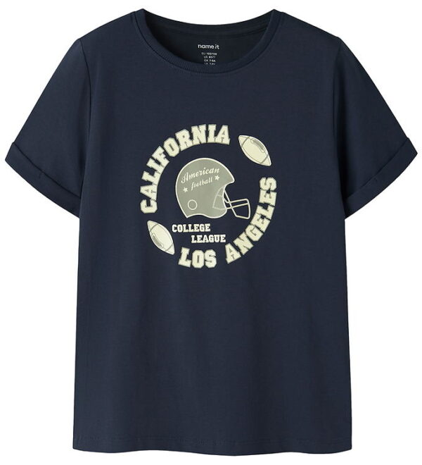 Name It T-shirt - NkmVux - Navy Blazer/College