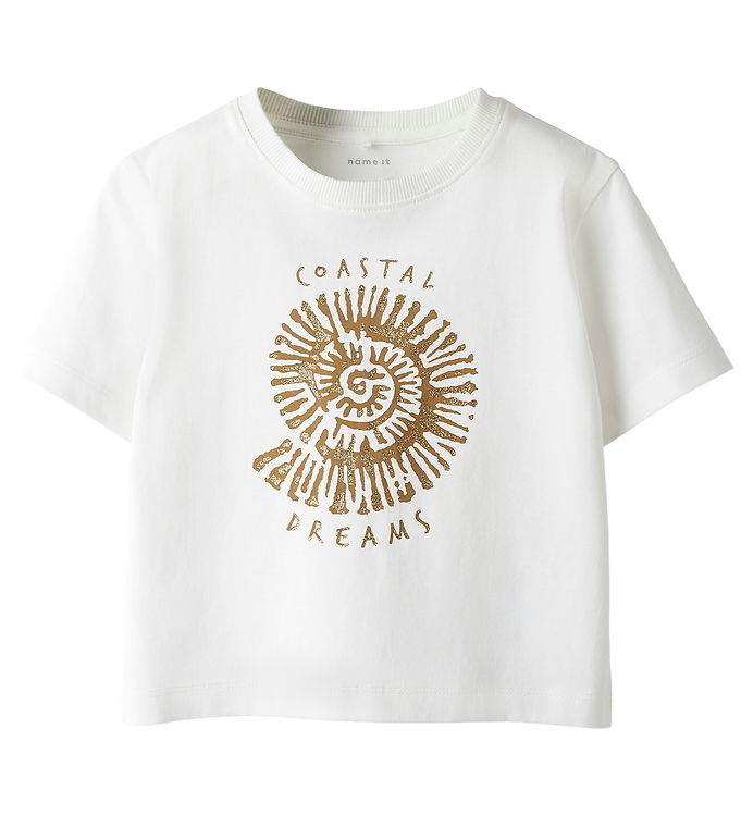 Name It T-shirt - NmfHaline - Cloud Dancer Name It T-shirt - NmfHaline - Cloud Dancer