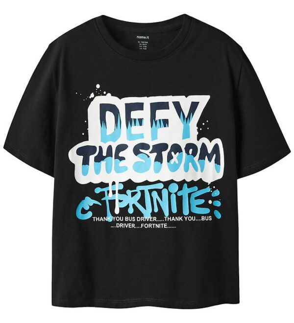 Name It T-shirt - Noos - NkmMod - Black/Fortnite