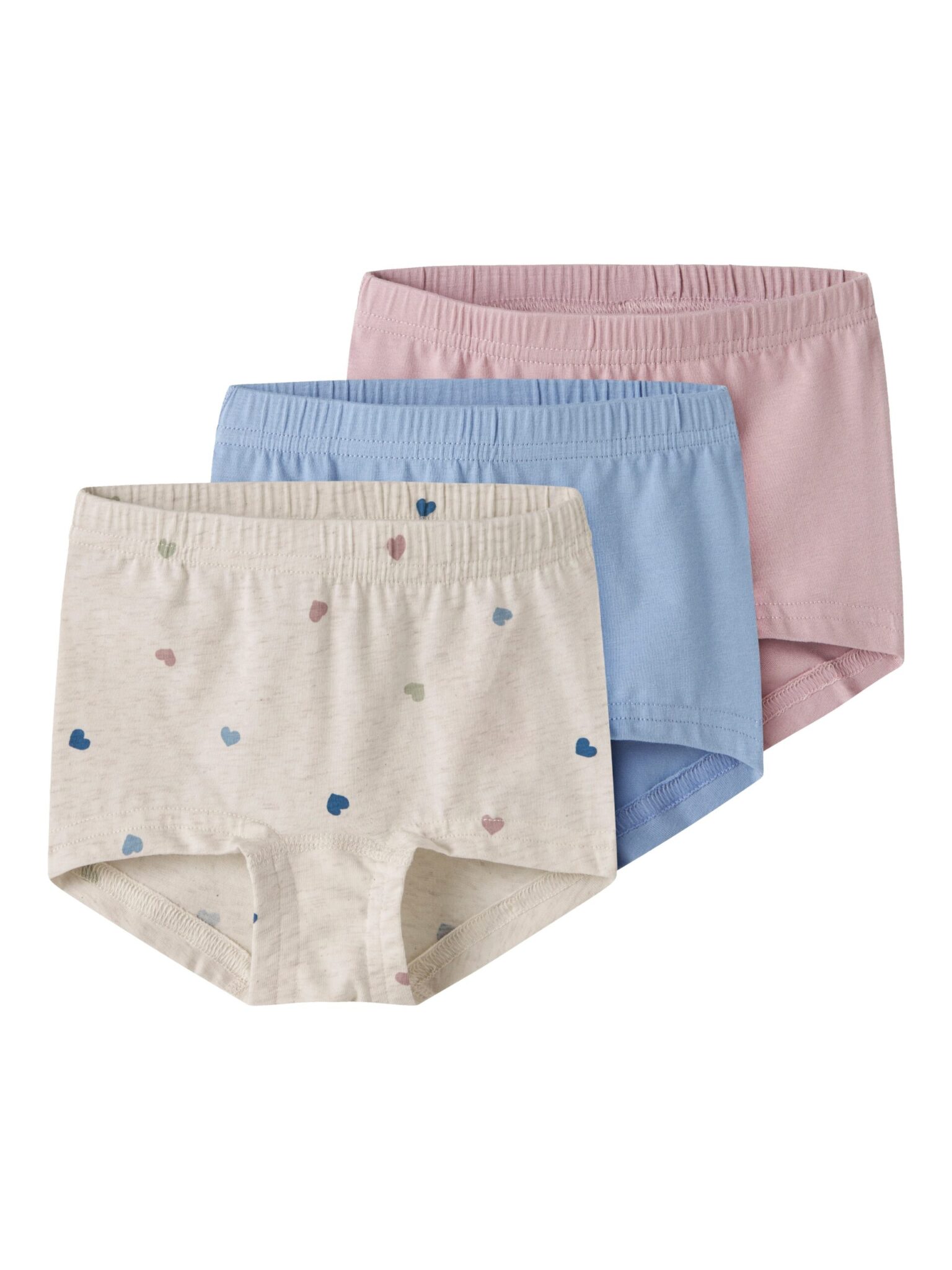 Name It Tights 3pak Peyote Hearts NOOS - Peyote Melange - 86 cm