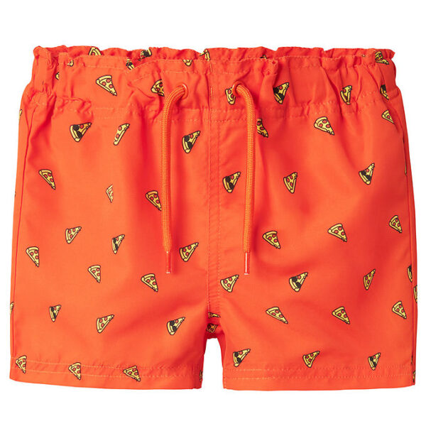 Name it Badeshorts - NmmZeus - Red Orange