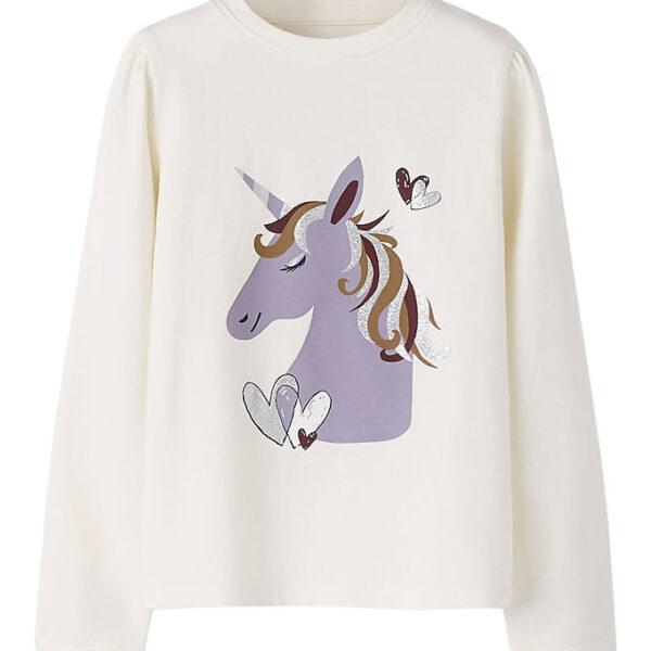 Name it Bluse - NmfTearta - Cloud Dancer