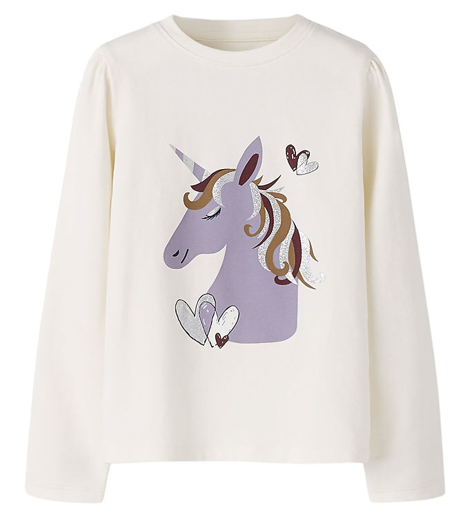 Name it Bluse - NmfTearta - Cloud Dancer