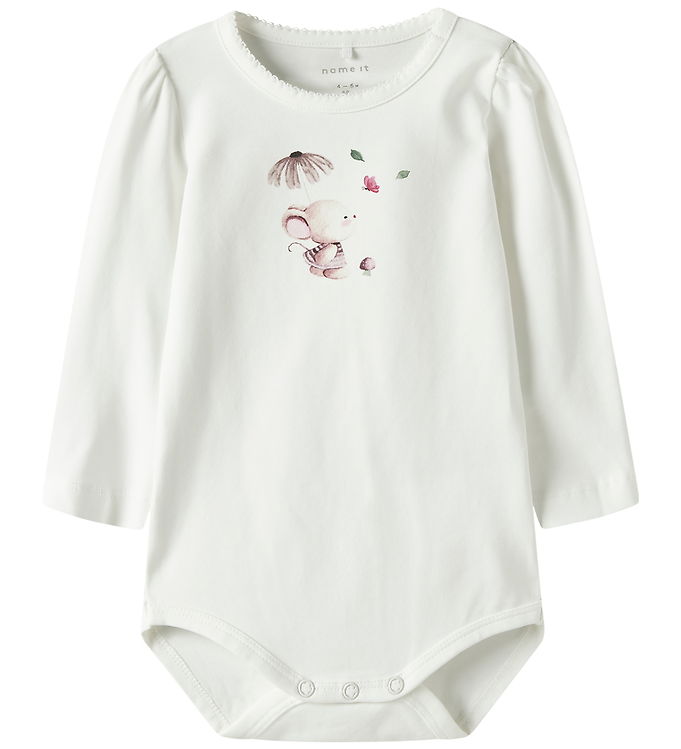 Name it Body l/æ - NbfLotus - Cloud Dancer m. Print Name it Body l/æ - NbfLotus - Cloud Dancer m. Print