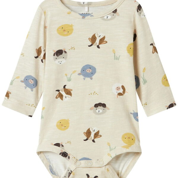 Name it Body l/æ - NbmLarm - Peyote Melange m. Print