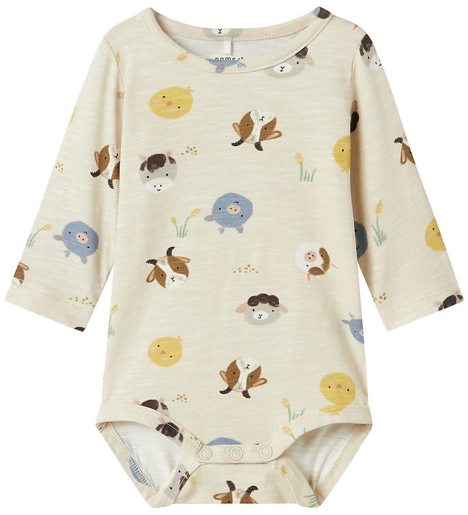 Name it Body l/æ - NbmLarm - Peyote Melange m. Print